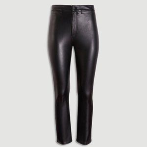 NWT! Ann Taylor size O faux leather jeans.
